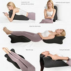 Couples Pillow Reading Pillow 27° Lift Ergonomic Memory Foam Cushion for Intimacy, NeckPillow, Multi-Functional Back Support Pillow with Replaceable Small Pillows, Comfort(Pink,25"x22"x18") - Image 7