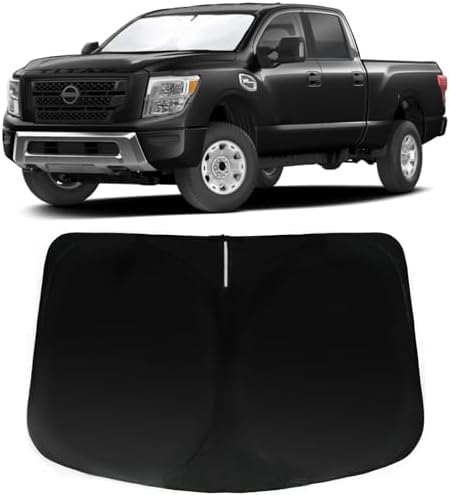 Windshield Sun Shade for Nissan Titan 2020-2024 by PAIMOHO