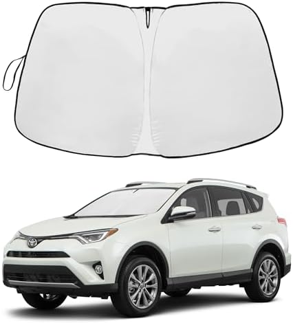 Foldable Front Windshield Sunshade fit for Toyota RAV4 2013-2018 by GZSH