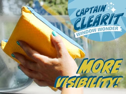 JJ KENT Captain Clearit Window Cleaner Sponge for Windshields, 2 Pack - Image 5