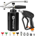 PWACCS Dual Foam Cannon with Pressure Washer Short Gun, 1.5 Liter by PWACCS