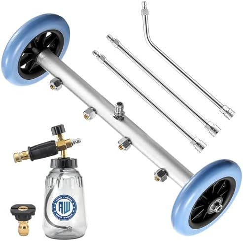 RIDGE WASHER Pressure Washer Undercarriage Cleaner, with Foam Cannon by RIDGEWASHER