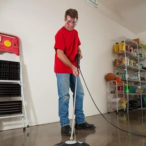 Briggs & Stratton 14 inch Rotating Surface Cleaner for Gas Pressure Washers with Quick Connect Wands and Dome Shape Cover, Black - Image 6