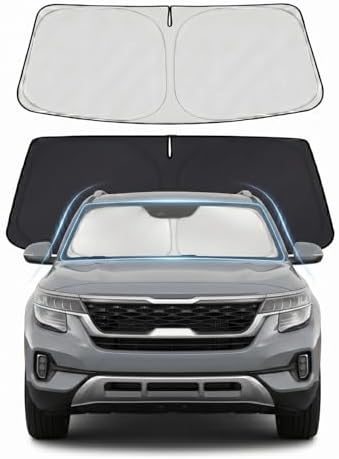 Custom Fit Windshield Sun Shade for Kia Seltos 2021-2026 by Unknown