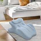 Couples Pillow, 27° Lift Ergonomic Memory Foam Cushion for Intimacy, Lumbar Neck Support Pillow for Home Bedroom (Blue) - Image 7