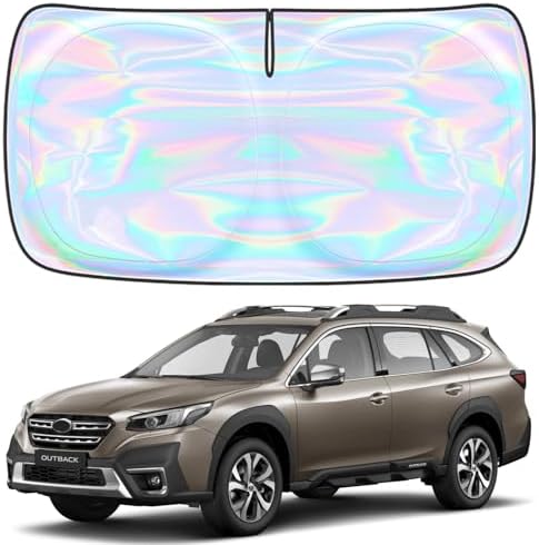 for Subaru Outback 2020-2025 2026 Windshield Sun Shade - Custom Fit Subaru Outback 4-Layer Sunshade Foldable Front Window Sunshade Sun Visor Protector Block UV Rays Keep Your Car Cooler Accessories by Unknown