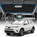 for Toyota Rav4 Sun Shade Windshield Cover - Custom Fit Rav4 Accessories 2013-2018 Sunshade Foldable UV Protection & Heat Shield Sun Visor Accessories by Unknown