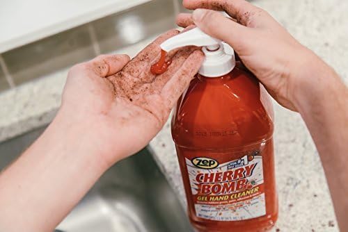 Zep Cherry Bomb Hand Cleaner - 48 Ounce - Volcanic Rock and Emollients - Perfect for Mechanics and DIY'ers - Image 4