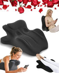 27 Degree Intimacy Pillow= Just The Right Lift, Ergonomic Memory Foam Intimacy Comfort Pillow Hip & Back Support, All Perfect Position Easily Postures Wedge Pillow (Black) by Unknown