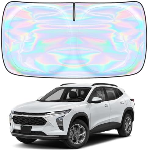 for Chevrolet Trax 2024-2025 2026 Windshield Sun Shade - Custom Fit Chevy Trax LS/1RS/LT/2RS/ACTIV 4 Layers Foldable Front Window Sunshade Sun Visor Protector Block UV Rays Keep Cars Cooler by Unknown