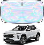 for Chevrolet Trax 2024-2025 2026 Windshield Sun Shade - Custom Fit Chevy Trax LS/1RS/LT/2RS/ACTIV 4 Layers Foldable Front Window Sunshade Sun Visor Protector Block UV Rays Keep Cars Cooler by Unknown