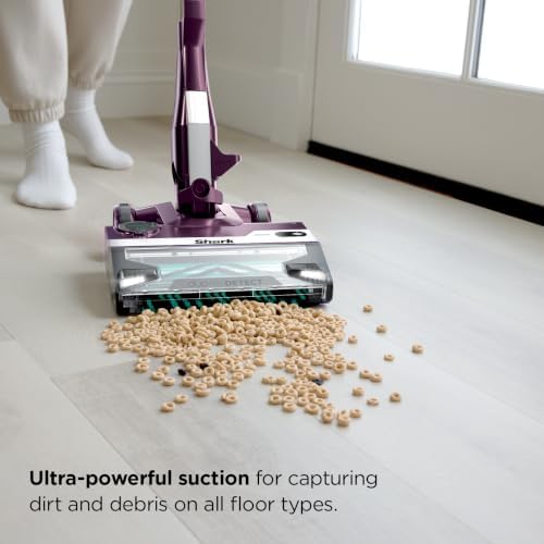Shark PowerDetect Corded Stick Vacuum, HEPA, Pet Hair, Purple, HZ4001AMZ - Image 2