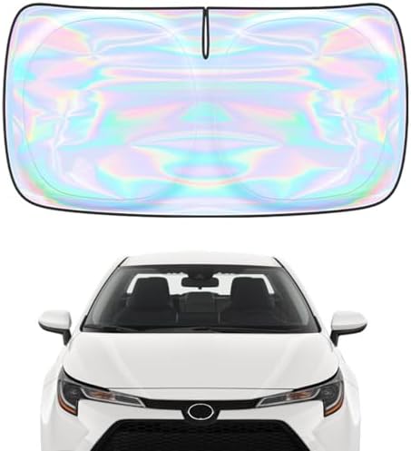 Windshield Sun Shade for Toyota Corolla 2020-2024 2025 2026-4 Layers Sunshade Compatible with Toyota Corolla Foldable Front Window Sunshade Sun Visor Protector Block UV Rays Keep Your Car Cooler by Unknown