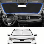 for 2013-2018 Toyota RAV4 Windshield Sun Shade Front Window Shade Custom Fit RAV4 Accessories LE, XLE, Premium, XSE, Limited, SE, TRD Off-Road Sun Visor Protector Foldable Blocks UV Rays by Unknown