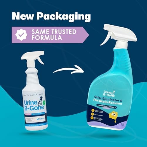 Urine B-Gone Enzyme Cleaner for Human, Cat & Dog Urine, Lavender, 32 oz - Image 2