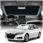 for Honda Accord Sun Shade Windshield Cover - Custom Fit Accord Accessories 2018-2022 Sunshade Foldable UV Protection & Heat Shield Sun Visor Accessories by Unknown