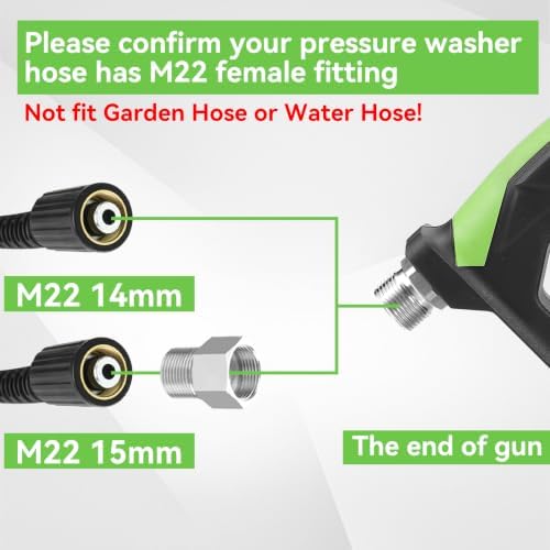 Tool Daily Sewer Jetter Kit for Pressure Washer 50 FT, Power Washer Gun - Image 3