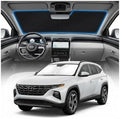for Hyundai Tucson Sun Shade Windshield Cover - Custom Fit Tucson Accessories 2022 2023 2024 2025 2026 Sunshade Foldable UV Protection & Heat Shield Sun Visor Accessories by Unknown