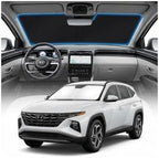 for Hyundai Tucson Sun Shade Windshield Cover - Custom Fit Tucson Accessories 2022 2023 2024 2025 2026 Sunshade Foldable UV Protection & Heat Shield Sun Visor Accessories by Unknown