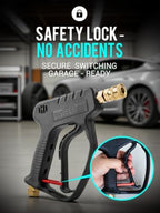 MEKOH Commercial Short Pressure Washer Gun PRO, 5000PSI Compact Stubby Gun - Image 6