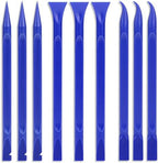 Car Crevice Cleaning Tool, 9 Pieces No-Scratch Plastic Scraper Tool for Tight Spaces, Multi-Use Small Paint Scraper Tool Sticker Remover for Kitchen, Crevices, Food, Paint, Labels, Oil Stains, Dirt by Mozeat+Lens