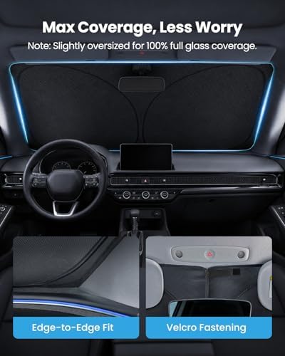 REEVAA Car Windshield Sun Shade for Honda Civic 2026 - Image 5