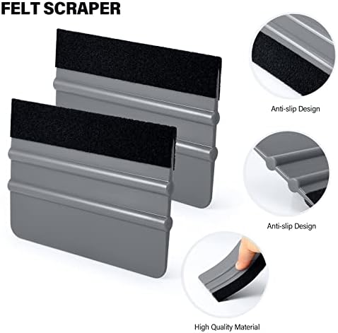 Gomake Vinyl Wrap Tool Kit Car Window Tint Installation Tools Wrapping Kit - Image 2
