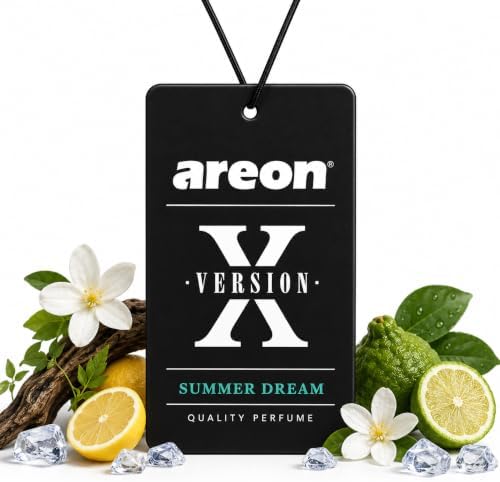 AREON X Version Summer Dream Fresh Paper Hanging Car Air Freshener 12 Pack by AREON