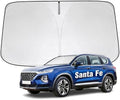 Windshield Sun Shade for Hyundai Santa Fe 2013-2023 Sunshade by YIZHUOMY