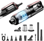 MONOZEL Handheld Vacuum Cleaner, 18000Pa 2 in 1 Cordless Car Vacuum Cleaner&Air Duster, 130W Brushless Motor with 7800mAh Battery, LED Light and Multi-Nozzles, Portable for Home, Car, Office, Pet by MONOZEL