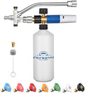 FENG PAI Pressure Washer Foam Cannon with Dual Connector Accessory & 7 Power Washer Sprayer Nozzles, Double Tip Attachment For Soap Cannon, 1/4" Quick Connect, 3600 PSI by FENGPAI