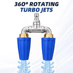 Dual Turbo Nozzle Pressure Washer, 1/4-Inch Quick Connect, 4000 PSI - Image 3