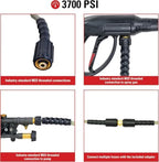 Simpson 50ft, 5/16" 3700 PSI MorFlex Cold Water Pressure Washer Hose, 40226 - Image 3