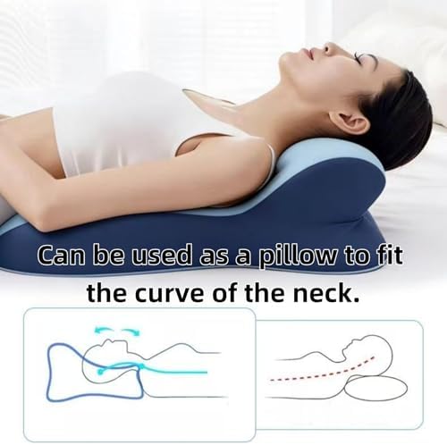 Ergonomic Memory Foam Wedge Pillow for Couples – Intimacy Pillow, Prone Pillow for Sleeping, Breathable Positioning Support for Back Pain Relief, Reading & Massage – Removable Cover (Gray) - Image 3