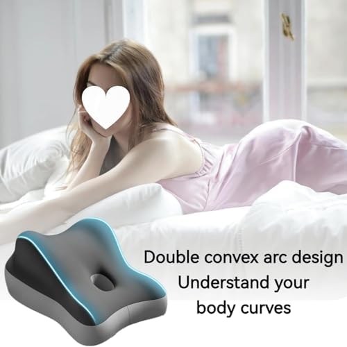 Couple Hip pad, Multifunctional Diagonal Pillow, Pregnant Women Furniture Pillow Support Pillowcase Read a Book on The Bed and sit at Home with a Memory Sponge. (Blue) - Image 6