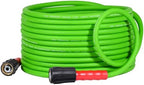 YAMATIC Flexible Pressure Washer Hose 30 FT 1/4", M22-14mm Females by YAMATIC
