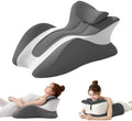 Memory Foam Wedge Pillow, 27° Sweet Spot Pillow for Intimacy- Dual by Stately+Elegance+Designs