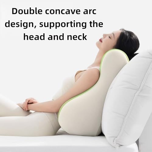 Ergonomic Wedge Pillow for Prone Sleep – Memory Foam Intimacy Pillow for Couples, Positioning Pillow for Back Pain Relief, Breathable Multipurpose Cushion for Reading, Cuddling, Sleeping (green) - Image 3