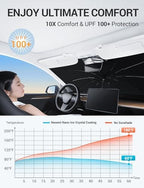 BASENOR Windshield Sunshade Umbrella for 2017-2026 Tesla Model Y/YL/Model 3 - Image 5