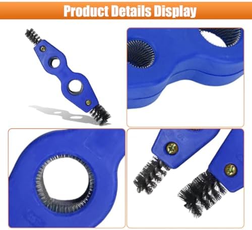 4 in 1 Car Battery Terminal Cleaning Brush, Anti-Rust Copper Pipe Cleaner, Anti-Corrosion Battery Terminal Brush, Universal Marine Plumbing Installation Soldering Brazing Accessories (Blue) - Image 3