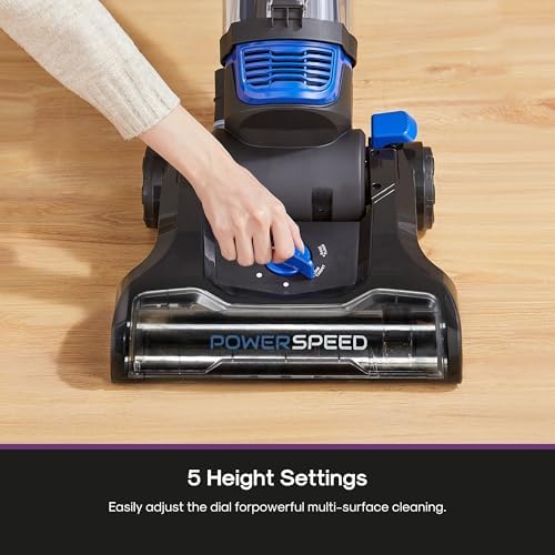 Eureka Lightweight Powerful Upright Vacuum Cleaner for Carpet and Hard Floor, PowerSpeed, New Model,Blue,black/New Model - Image 6