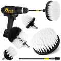 Holikme 5Pack Drill Brush Set with Extension for Car & Bath Detailing by Holikme