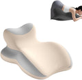 Ergonomic lovers' memory foam wedge pillow-intimate hip positioning pad promotes hips, allows adults to play more deeply, provides support for sleep and prevents snoring-luxury fabric (Beige) by Unknown