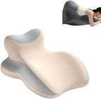 Ergonomic lovers' memory foam wedge pillow-intimate hip positioning pad promotes hips, allows adults to play more deeply, provides support for sleep and prevents snoring-luxury fabric (Beige) by Unknown
