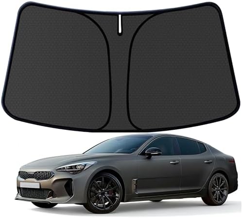 S t i n g e r Customized Windshield Sun Shade for 2018 2019 2020 2021 2022 2023 S t i n g e r Front Window Sunshade Visor Protector Foldable Blocks UV Rays Keep Car Cooler Accessories by aatoppus