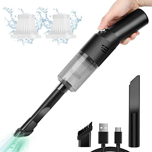V06 Cordless Handheld Vacuum, 400g Mini Vacuum Portable for Car & Home by Amazingyourlifeonelectronicadvance