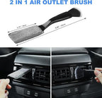 7PCS Car Detailing Brush Set, Ultra Soft Boars Hair Car Interior Detailing Brushes, Car Interior Detailing Kit, Car Cleaning Gel Supplies Kit, Car Dust Brush, Car Accessories for Truck, Suv, Interior - Image 5