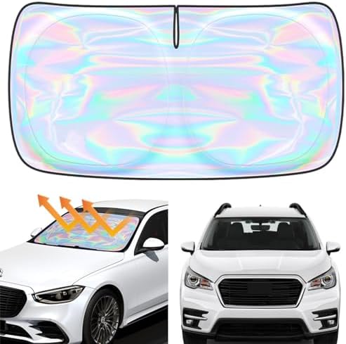 Windshield Sun Shade for Subaru Ascent 2019-2025 2026-4 Layers Sunshade Compatible with Subaru Ascent Foldable Front Window Sunshade Sun Visor Protector Block UV Rays Keep Your Car Cooler by Unknown