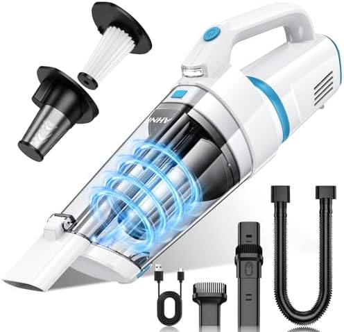 AHNR Handheld Vacuum Cordless Rechargeable, Hand Held Car Vacuum Cleaner by AHNR