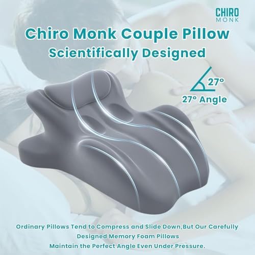 Couples Intimacy Pillow for Sitting, Multifunctional Couple Back Pillow - Low-Profile Butt Cushion with 3D Memory Foam Design, Support for Relaxation or Play (Blue) - Image 2